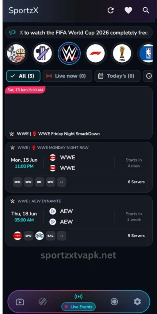 sportzx tv apk img