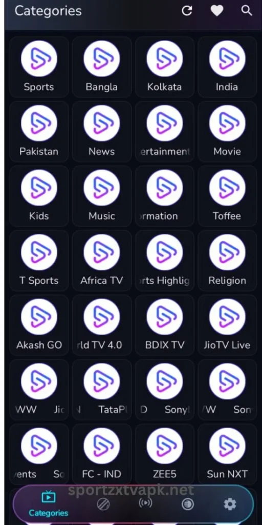 sportzx tv apk img